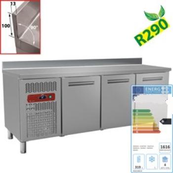 BMIV20/R2-BA (25) Kühltisch, Umluft, 3 Türen mit Aufkantung (395 Lit.)